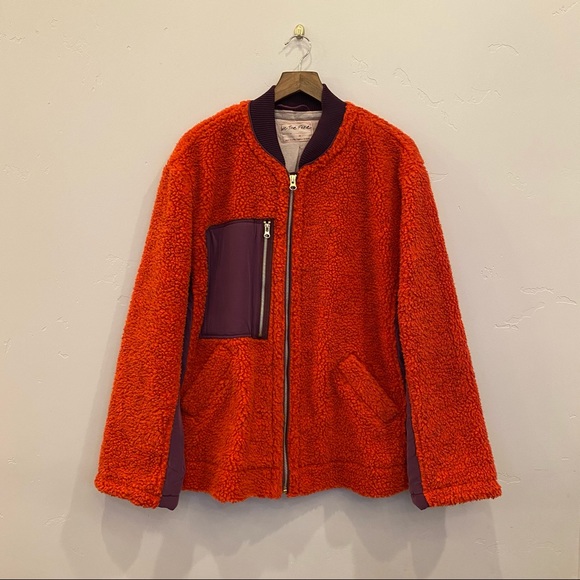FREE PEOPLE Rivington Sherpa Jacket Coat - Picture 2 of 13